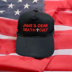 Paly Hollywood James dean death cult red hat