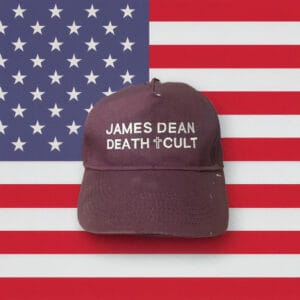 brand new, purple Paly Hollywood James Dean death cult hat